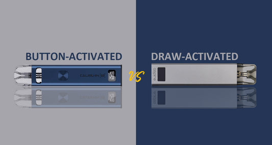 Draw-Activated vs Button Activated Pod Vape Kits