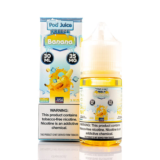 Banana Freeze Salt E-Liquid by Pod Juice Banana Freeze Salt E-Liquid by Pod Juice