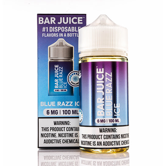 Blue Razz Ice E-Juice by Bar Juice Blue Razz Ice E-Juice by Bar Juice