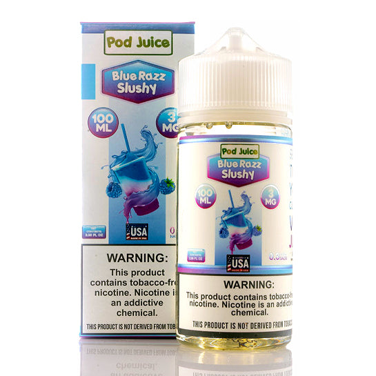Blue Razz Slushy E-Liquid by Pod Juice Blue Razz Slushy E-Liquid by Pod Juice