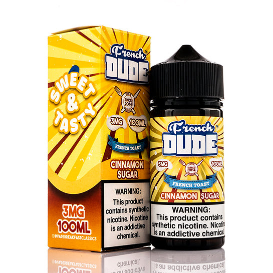 French Toast Cinnamon Sugar E-Juice by French Dude French Toast Cinnamon Sugar E-Juice by French Dude