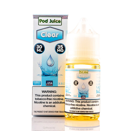 Clear Salt E-Liquid by Pod Juice Clear Salt E-Liquid by Pod Juice