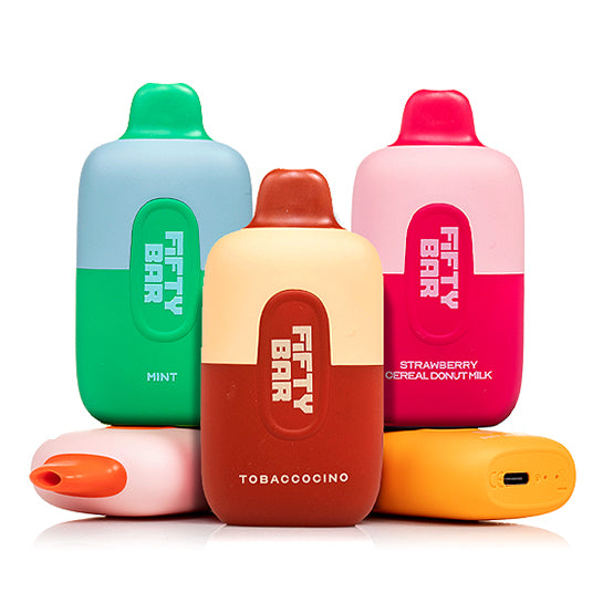 Fifty Bar Disposable Vapes - Vapor Authority Fifty Bar Disposable Vapes - Vapor Authority