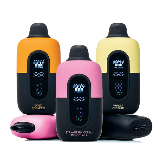Fifty Bar V2 20K Disposable Vape - 20,000 Puffs - Vapor Authority Fifty Bar V2 20K Disposable Vape - 20,000 Puffs - Vapor Authority