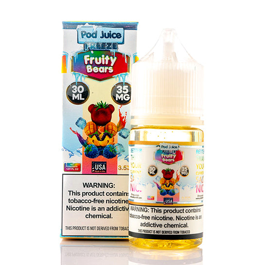Fruity Bears Freeze Salt E-Liquid by Pod Juice Fruity Bears Freeze Salt E-Liquid by Pod Juice