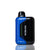A Blue Razz Ice disposable vape device in blue and black with white text and graphic details, shown on a white background with a reflection below.