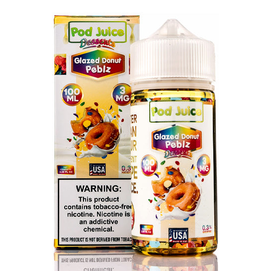 Glazed Donut Peblz E-Liquid by Pod Juice Glazed Donut Peblz E-Liquid by Pod Juice