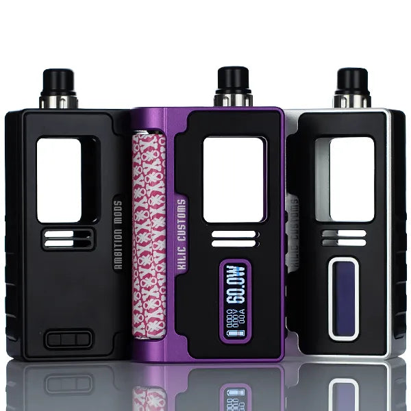 boro vape mod Ambition Mods X KILIC KIL-LITE 60W Box Flavor:Mango Berry distillate Fruitia x Fume Vapes