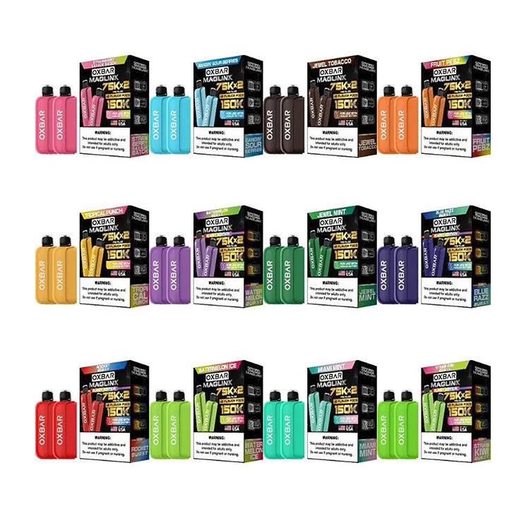 OXBAR Maglink 75K Disposable Pods - 75,000 Puffs OXBAR Maglink 75K Disposable Pods - 75,000 Puffs
