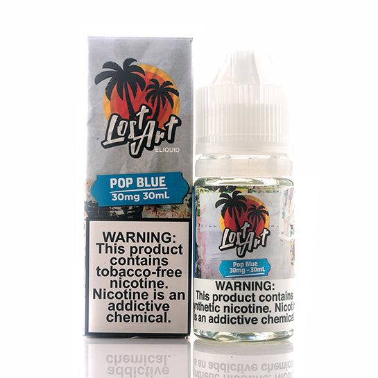 Pop Blue Salt E-Juice by Lost Art Liquids Pop Blue Salt E-Juice by Lost Art Liquids