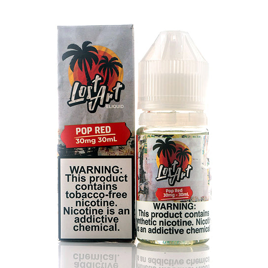 Pop Red Salt E-Juice by Lost Art Liquids Pop Red Salt E-Juice by Lost Art Liquids
