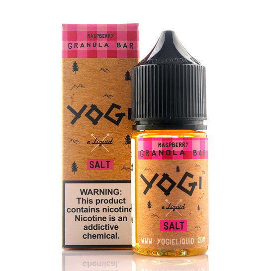 bar salts vape juice Raspberry Granola Bar Salt E-Juice by Yogi