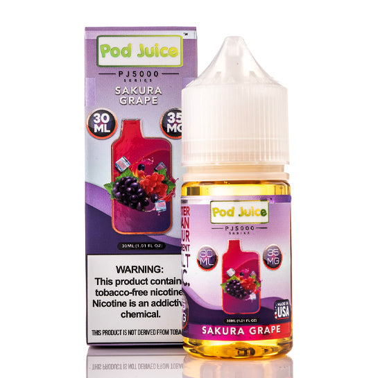 Sakura Grape Salt E-Liquid by Pod Juice Sakura Grape Salt E-Liquid by Pod Juice