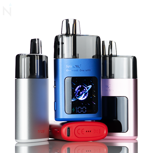 smok tfos pod kit System COLOR:RUBY AMBER Smok NOVO X 25W Box Mods