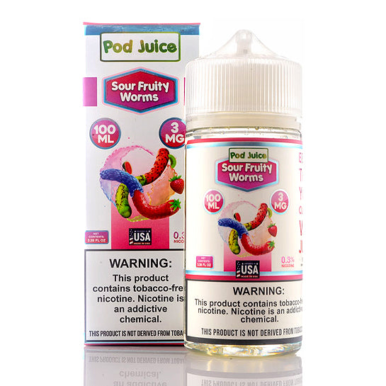 elfbar elfa kaufen Sour Fruity Worms E-Liquid by Pod Juice