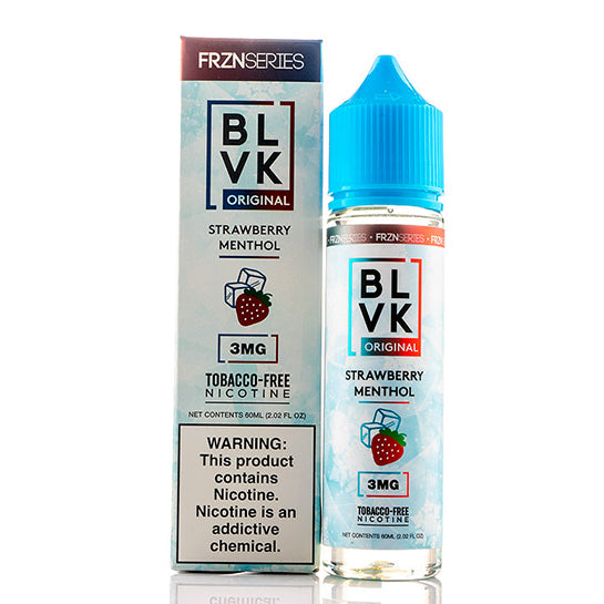 Strawberry Menthol E-Juice by BLVK - Vapor Authority Strawberry Menthol E-Juice by BLVK - Vapor Authority