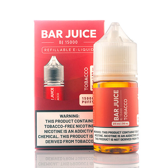Tobacco Salt E-Juice by Bar Juice Tobacco Salt E-Juice by Bar Juice