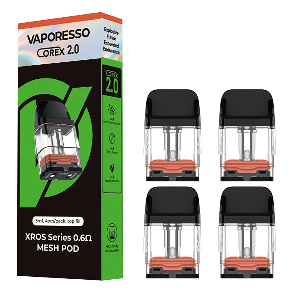 vaporesso xros corex 2 pods Vaporesso XROS Corex 2.0 Replacement Pods w/ Coil