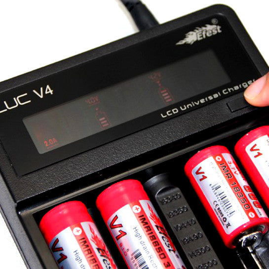4 bay Efest Luc Charger for li-on batteries