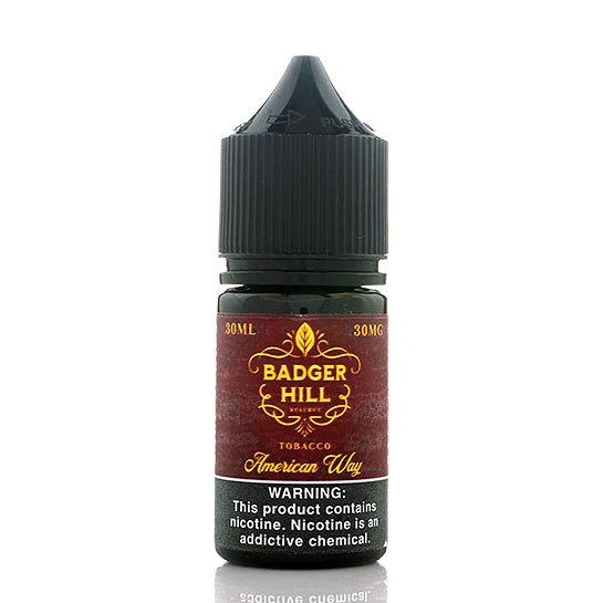 American Way Salt E-Juice by Badger Hill Reserve American Way Salt E-Juice by Badger Hill Reserve