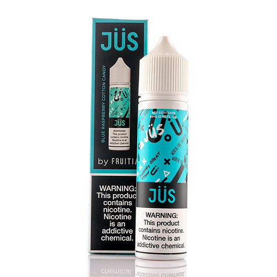 Blue Raspberry Cotton Candy E-Juice by JUS Blue Raspberry Cotton Candy E-Juice by JUS