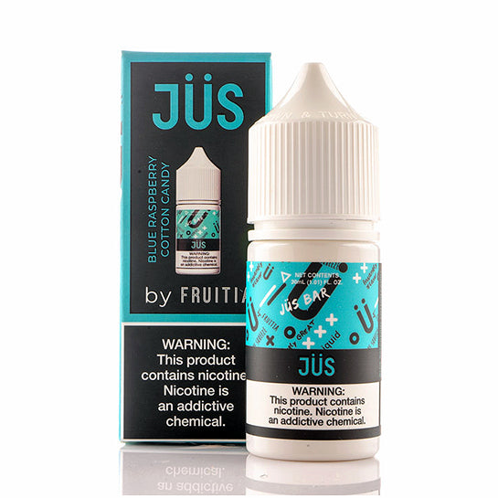 Blue Raspberry Cotton Candy Salt E-Juice by JUS Blue Raspberry Cotton Candy Salt E-Juice by JUS