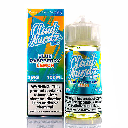 Blue Raspberry Lemon Iced E-Juice by Cloud Nurdz Blue Raspberry Lemon Iced E-Juice by Cloud Nurdz