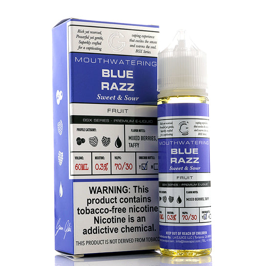 Blue Razz E-Juice by Glas Basix - Vapor Authority Blue Razz E-Juice by Glas Basix - Vapor Authority