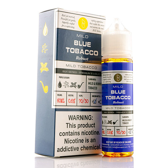 Blue Tobacco E-Juice by Glas Basix - Vapor Authority Blue Tobacco E-Juice by Glas Basix - Vapor Authority