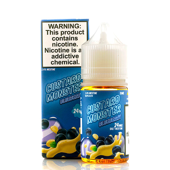 Blueberry Salt E-Juice by Custard Monster Blueberry Salt E-Juice by Custard Monster