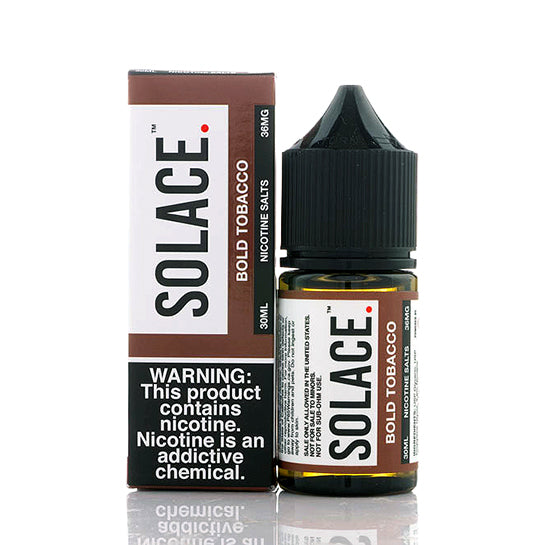 Bold Vape Juice Flavors Bold Tobacco Salt E-Juice by Solace Bold Vape Juice Flavors Bold Tobacco Salt E-Juice by Solace