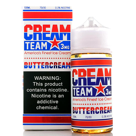Buttercream E-Juice by Cream Team - Vapor Authority Buttercream E-Juice by Cream Team - Vapor Authority