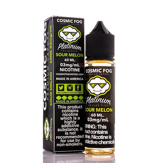 Sour Melon - Cosmic Fog Platinum Collection E-Liquid (60ml) Sour Melon - Cosmic Fog Platinum Collection E-Liquid (60ml)