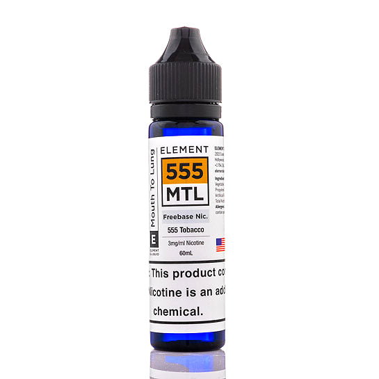 555 Tobacco - Element E-Juice (60 ml) 555 Tobacco - Element E-Juice (60 ml)