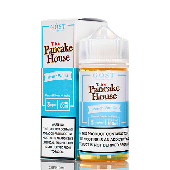 French Vanilla E-Juice by Gost Vapor - The Pancake House French Vanilla E-Juice by Gost Vapor - The Pancake House