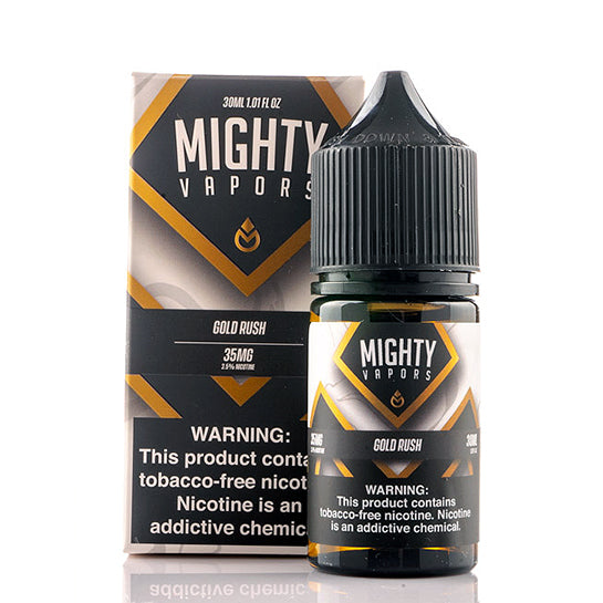 Gold Rush Salt E-Juice by Mighty Vapors Gold Rush Salt E-Juice by Mighty Vapors