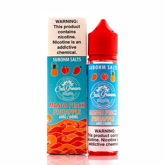 Mango Peach Pineapple - California Grown E-Liquid (60 ml) Mango Peach Pineapple - California Grown E-Liquid (60 ml)