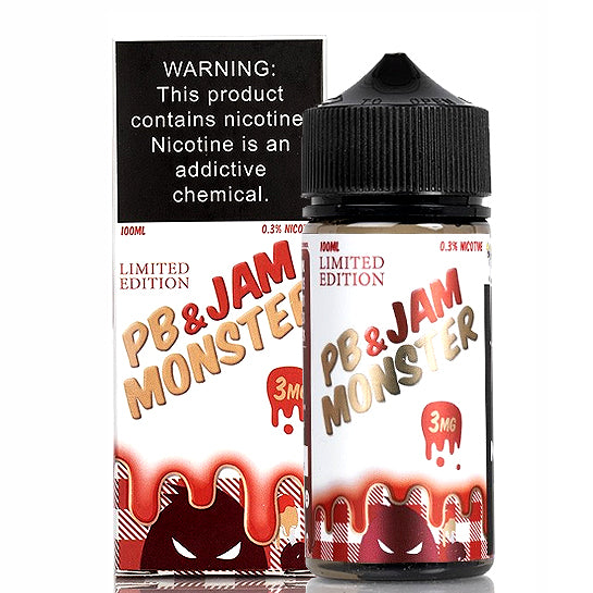PB & Strawberry Jam E-Juice by Jam Monster - Vapor Authority PB & Strawberry Jam E-Juice by Jam Monster - Vapor Authority
