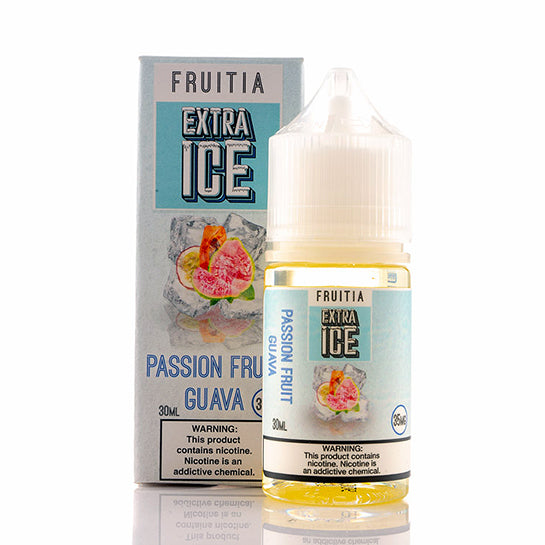 Passion Fruit Guava Ice Salt E-Juice by Fruitia Passion Fruit Guava Ice Salt E-Juice by Fruitia