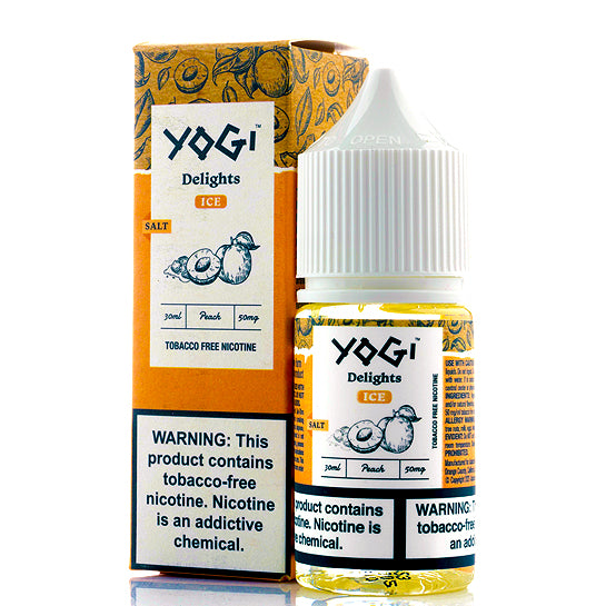 Peach Ice Salt E-Juice by Yogi - Vapor Authority Peach Ice Salt E-Juice by Yogi - Vapor Authority