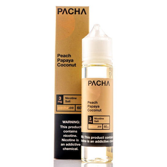 Peach Papaya Coconut E-Juice by Pacha Peach Papaya Coconut E-Juice by Pacha