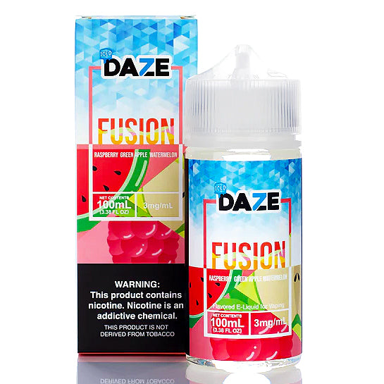 Raspberry Green Apple Watermelon Iced E-Juice by 7 Daze Raspberry Green Apple Watermelon Iced E-Juice by 7 Daze