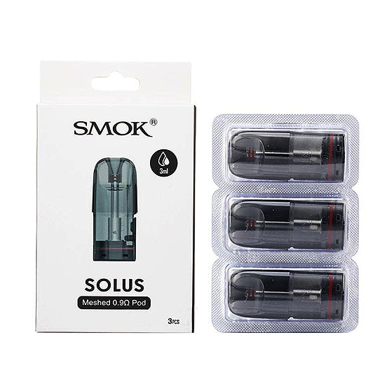Smok Solus Replacement Pods (3 Pack) - Vapor Authority Smok Solus Replacement Pods (3 Pack) - Vapor Authority