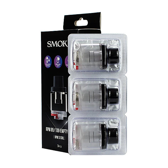 Smok RPM 85/100 Replacement Pods - Vapor Authority Smok RPM 85/100 Replacement Pods - Vapor Authority