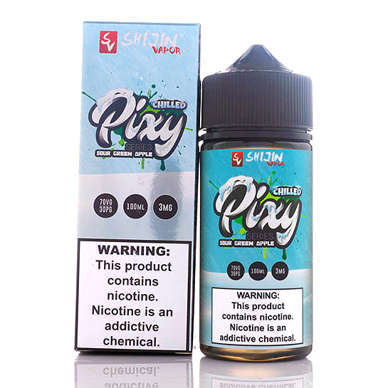 Sour Green Apple Chilled E-Juice by Shijin Vapor Sour Green Apple Chilled E-Juice by Shijin Vapor