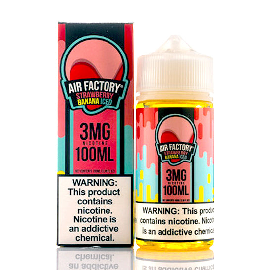 Strawberry Banana Iced E-Juice by Air Factory - Vapor Authority Strawberry Banana Iced E-Juice by Air Factory - Vapor Authority