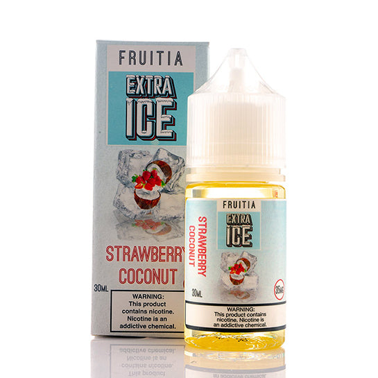 Strawberry Coconut Ice Salt E-Juice by Fruitia Strawberry Coconut Ice Salt E-Juice by Fruitia