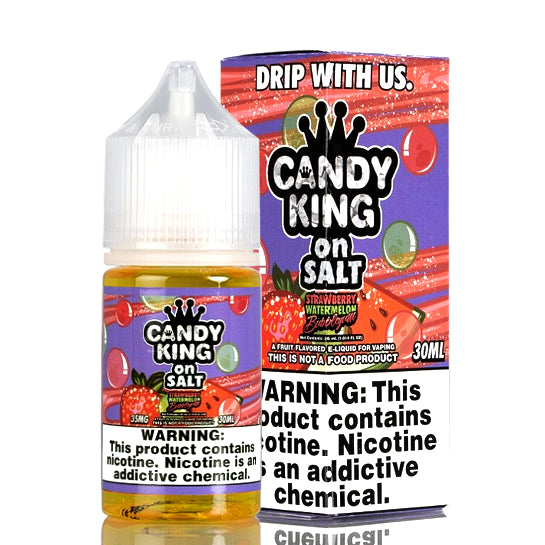 Strawberry Watermelon Bubblegum on Salt - Candy King E-Juice Strawberry Watermelon Bubblegum on Salt - Candy King E-Juice