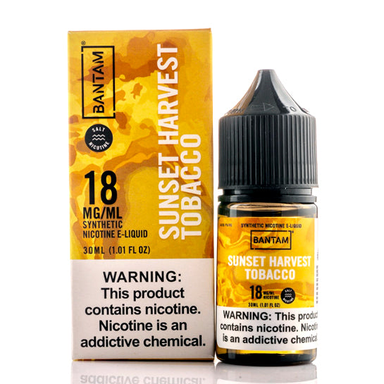 Sunset Harvest Tobacco Salt E-Juice by Bantam Sunset Harvest Tobacco Salt E-Juice by Bantam