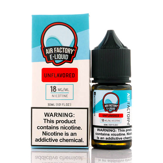 Unflavored Salt E-Juice by Air Factory - Vapor Authority Unflavored Salt E-Juice by Air Factory - Vapor Authority